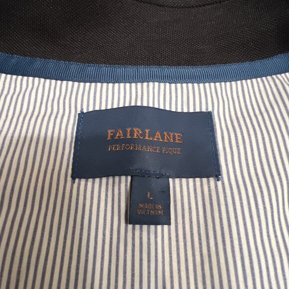 Fairlane Shirt Mens M 1/4 Zip Pullover Golf Performance Pique Texture Polo Knit - Picture 3 of 8